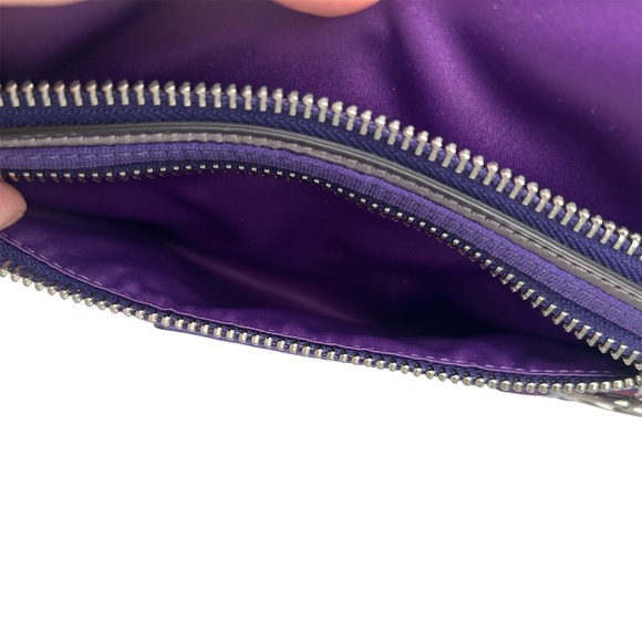 Coach Poppy Vintage Purple Tartan Plaid Design - Picture 6 of 6